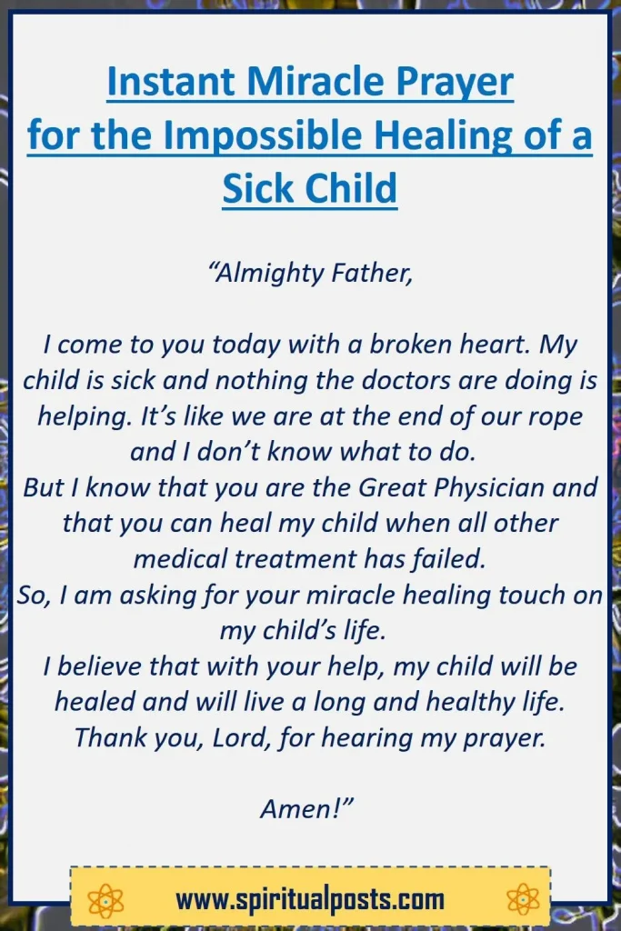 miracle-prayer-for-the-impossible-healing-of-a-sick-child-that-works-immediately