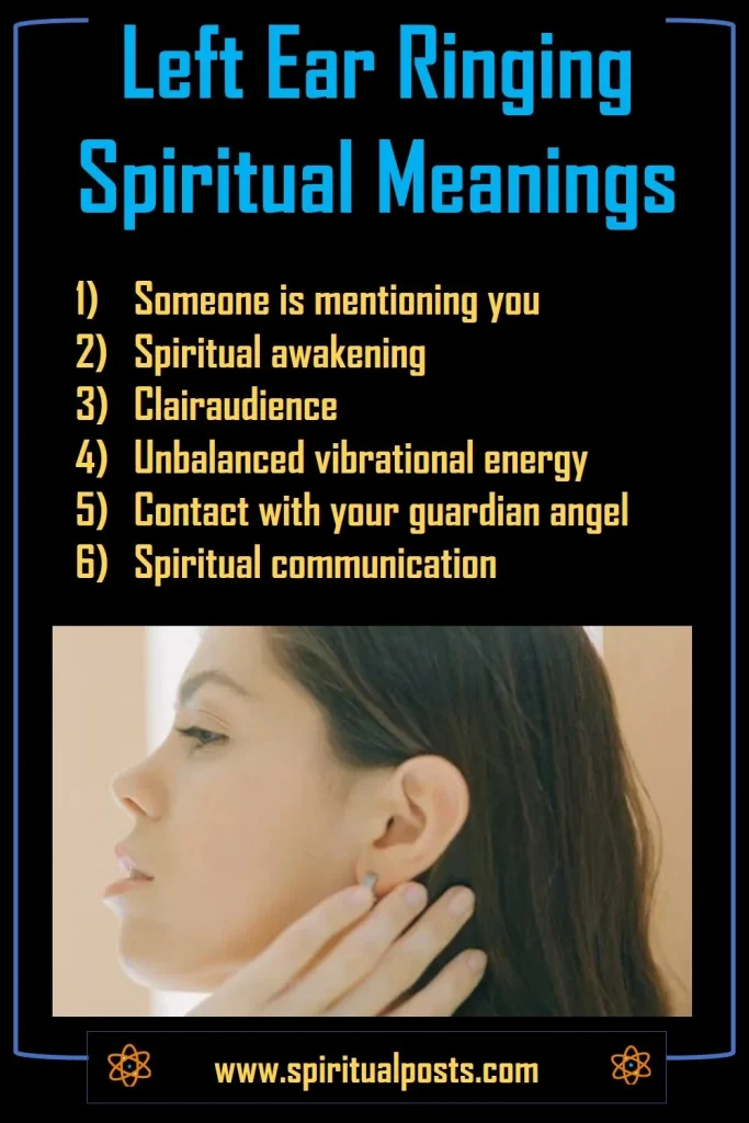 klinker nachtmerrie Sprong Left Ear Ringing Meanings and Spiritual Omen | Spiritual Posts