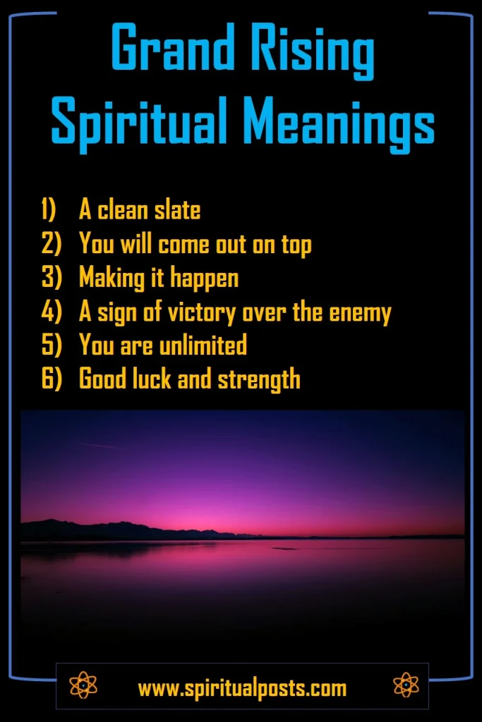 9 Spiritual Meanings of Grand Rising & How to Respond Spiritual Posts